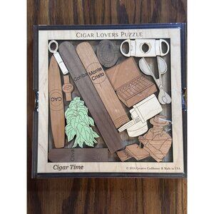 Cigar Lovers Challenge Puzzle - Wood & Acrylic Brain‎ Teaser
